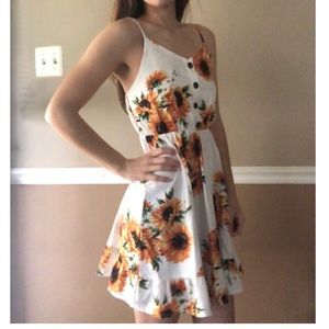 SHEIN sunflower dress